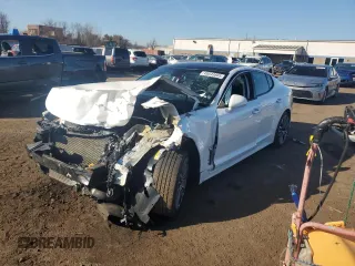 2018 Kia Stinger Premium with VIN KNAE25LA3J6012253, listed as a Copart auction lot 49543865 with 50,985 mi miles and Salvage Title. Bid and sale history available at DreamBid. Image 1.