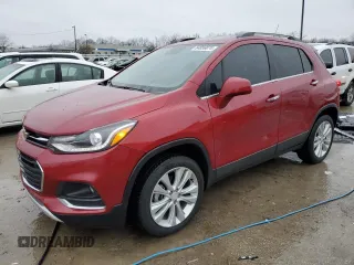 2018 Chevrolet Trax Premier with VIN 3GNCJRSB9JL151881, listed as a Copart auction lot 84056074 with 47,608 mi miles and Salvage Title. Bid and sale history available at carsss.com. Image 1.