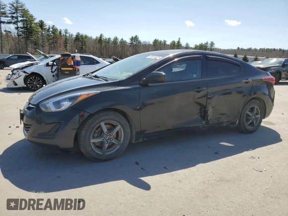 2016 Hyundai Elantra SE with VIN 5NPDH4AE8GH759892, listed as a Copart auction lot 53875525 with 164,032 mi miles and Salvage title. Bid and sale history available at DreamBid. Image 1.
