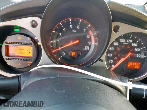 2015 Nissan 370Z with VIN JN1AZ4EH1FM442502, listed as a Copart auction lot 48332035 with 101,462 mi miles and Salvage Title. Bid and sale history available at carsss.com. Image 9.