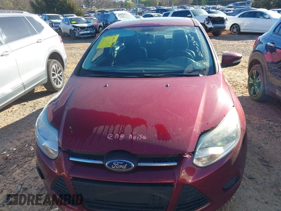 2013 Ford Focus SE with VIN 1FADP3F27DL150124, listed as a IAAI auction lot 41824159 with 145,693 mi miles. Bid and sale history available at carsss.com. Image 12.