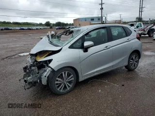 2015 Honda Fit EX-L with VIN 3HGGK5H81FM753415, listed as a Copart auction lot 58566245 with Not provided miles and Salvage title. Bid and sale history available at DreamBid. Image 1.