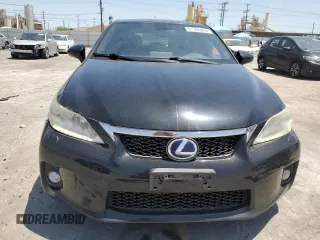2012 Lexus CT 200h with VIN JTHKD5BH4C2076924, listed as a Copart auction lot 61506265 with 122,347 mi miles and Salvage title. Bid and sale history available at DreamBid. Image 5.