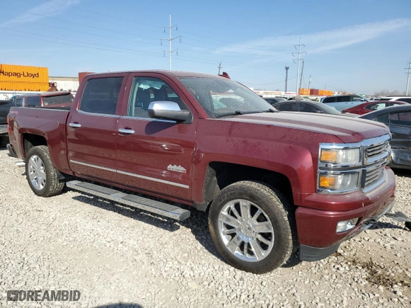 2015 Chevrolet Silverado 1500 High Country with VIN 3GCUKTEC8FG368561, listed as a Copart auction lot 49107815 with 143,435 mi miles and Salvage Title. Bid and sale history available at carsss.com. Image 4.