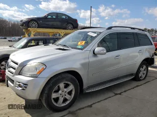 2008 Mercedes-Benz GL-Class 4.6L with VIN 4JGBF71E38A356194, listed as a Copart auction lot 46957565 with 179,490 mi miles and Salvage Title. Bid and sale history available at carsss.com. Image 1.
