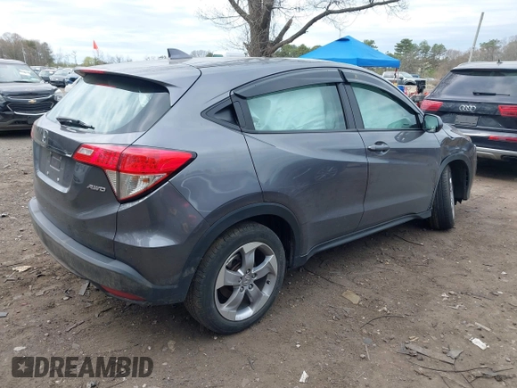 2022 Honda HR-V LX with VIN 3CZRU6H36NM725968, listed as a IAAI auction lot 42055401 with 58,525 mi miles. Bid and sale history available at carsss.com. Image 4.