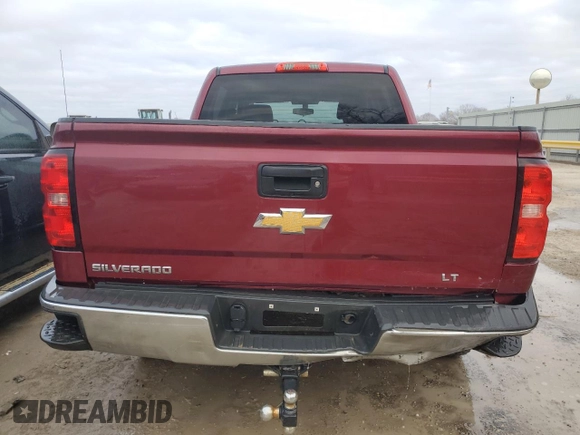 2015 Chevrolet Silverado 1500 LT with VIN 3GCUKREC9FG304810, listed as a Copart auction lot 85220914 with 130,894 mi miles and Salvage Title. Bid and sale history available at DreamBid. Image 6.