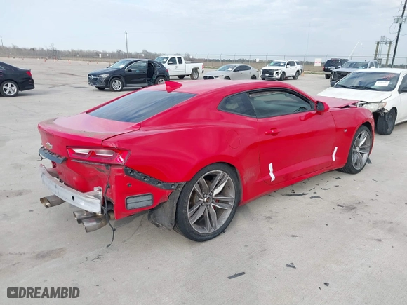 2017 Chevrolet Camaro 2LT with VIN 1G1FD1RS9H0171021, listed as a IAAI auction lot 41571765 with 1 mi miles. Bid and sale history available at carsss.com. Image 4.