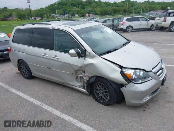 2007 Honda Odyssey Touring z VIN 5FNRL38877B091046, wystawiony jako IAAI lot #42187965 z przebiegiem Nie podano mil oraz . Historia ofert i sprzedaży dostępna na DreamBid. Obrazek 1.