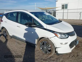 2018 Chevrolet Bolt EV Premier with VIN 1G1FX6S08J4139950, listed as a IAAI auction lot 41151990 with 137,041 mi miles. Bid and sale history available at carsss.com. Image 1.