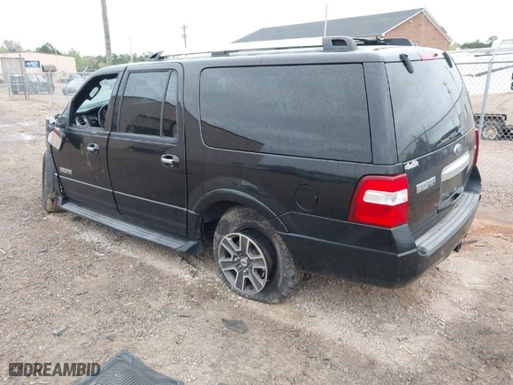 2007 Ford Expedition EL Limited with VIN 1FMFK20577LA26742, listed as a IAAI auction lot 41955015 with 185,101 mi miles. Bid and sale history available at carsss.com. Image 3.