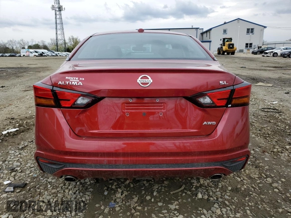 2020 Nissan Altima 2.5 SL with VIN 1N4BL4EW1LC142533, listed as a Copart auction lot 53121265 with 36,907 mi miles and Salvage Title. Bid and sale history available at carsss.com. Image 6.