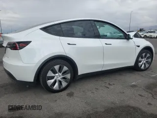 2021 Tesla Model Y Long Range z VIN 5YJYGDEE9MF200411, wystawiony jako Copart lot #53738075 z przebiegiem 97 546 mil mil oraz Szkoda całkowita • Salvage title. Historia ofert i sprzedaży dostępna na DreamBid. Obrazek 3.