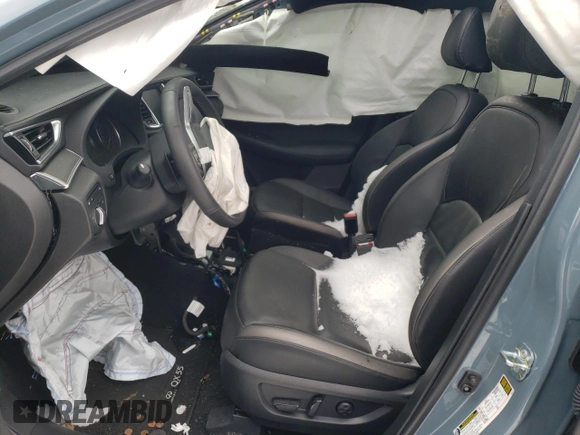 2023 Infiniti QX55 Luxe with VIN 3PCAJ5JR4PF121072, listed as a Copart auction lot 85636674 with Not provided miles and Salvage title. Bid and sale history available at DreamBid. Image 7.