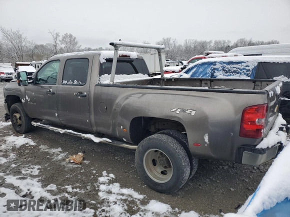 2012 Chevrolet Silverado 3500HD Work Truck with VIN 1GC4KZC87CF203101, listed as a Copart auction lot 45590425 with 317,433 mi miles and Salvage Title. Bid and sale history available at carsss.com. Image 2.