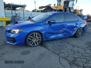 2021 Subaru WRX STI with VIN JF1VA2E68M9822676, listed as a Copart auction lot 86650554 with 30,473 mi miles and Salvage Title. Bid and sale history available at carsss.com. Image 1.