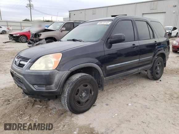 2004 Honda CR-V LX with VIN JHLRD68404C018849, listed as a Copart auction lot 88678145 with 281,111 mi miles and Salvage Title. Bid and sale history available at carsss.com. Image 1.