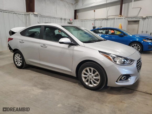 2022 Hyundai Accent SE with VIN 3KPC24A6XNE189773, listed as a Copart auction lot 77770024 with 21,414 mi miles and Salvage Title. Bid and sale history available at carsss.com. Image 4.
