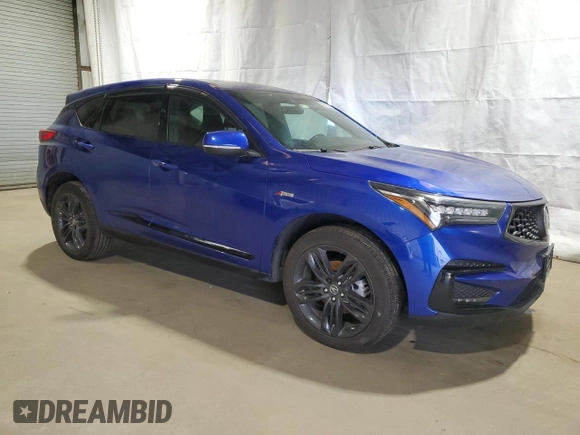 2021 Acura RDX w/A-Spec Package with VIN 5J8TC2H60ML014043, listed as a Copart auction lot 47319815 with 29,065 mi miles and Clean Title. Bid and sale history available at DreamBid. Image 4.