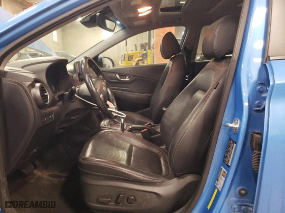 2018 Hyundai Kona Ultimate with VIN KM8K5CA57JU064659, listed as a Copart auction lot 82434424 with 128,659 mi miles and Salvage Title. Bid and sale history available at carsss.com. Image 7.