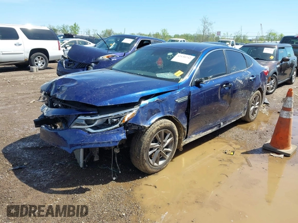 2020 Kia Optima LX with VIN 5XXGT4L38LG407103, listed as a IAAI auction lot 42130742 with 76,841 mi miles and . Bid and sale history available at DreamBid. Image 18.