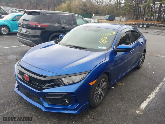 2020 Honda Civic Hatchback LX with VIN SHHFK7H32LU401064, listed as a IAAI auction lot 41826091 with 40,024 mi miles. Bid and sale history available at carsss.com. Image 19.