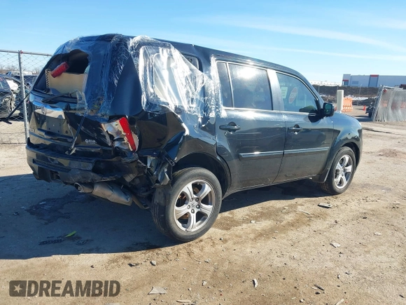 2012 Honda Pilot EX-L with VIN 5FNYF3H63CB036962, listed as a IAAI auction lot 41316371 with 225,394 mi miles and . Bid and sale history available at DreamBid. Image 4.