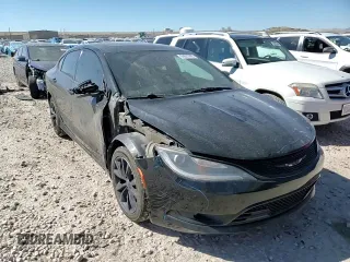 2015 Chrysler 200 S with VIN 1C3CCCBG0FN599451, listed as a Copart auction lot 50691965 with 165,464 mi miles and Salvage Title. Bid and sale history available at DreamBid. Image 11.