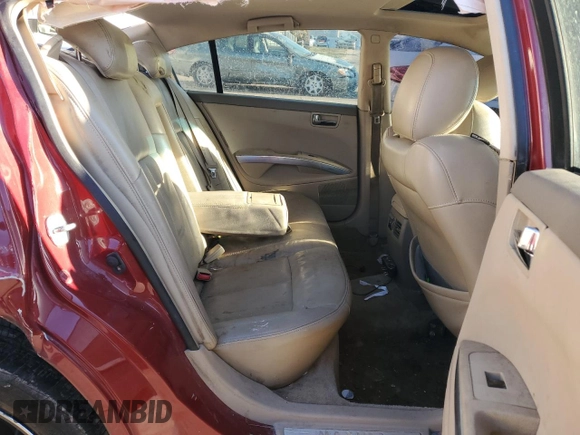2008 Nissan Maxima 3.5 SE with VIN 1N4BA41E58C810697, listed as a Copart auction lot 45346555 with 0 mi miles and Non Repairable. Bid and sale history available at carsss.com. Image 10.