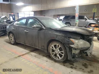 2012 Nissan Maxima 3.5 S with VIN 1N4AA5AP3CC856718, listed as a Copart auction lot 46219245 with 140,563 mi miles and Salvage Title. Bid and sale history available at carsss.com. Image 4.