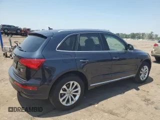 2016 Audi Q5 Premium Plus with VIN WA1L2AFP4GA126619, listed as a Copart auction lot 62185165 with 161,555 mi miles and Salvage title. Bid and sale history available at DreamBid. Image 3.