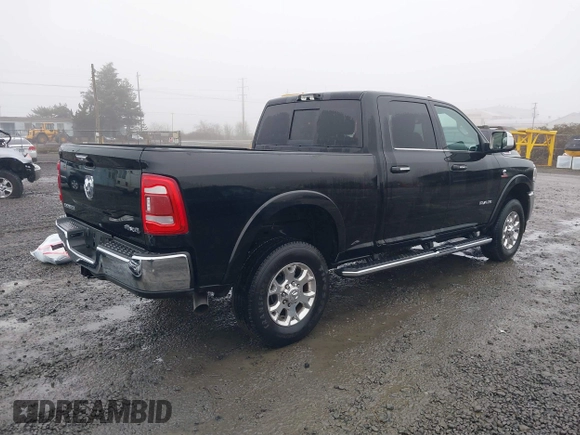 2022 Ram 2500 Laramie with VIN 3C6UR5FL0NG229195, listed as a IAAI auction lot 41254932 with 8,368 mi miles and . Bid and sale history available at DreamBid. Image 4.
