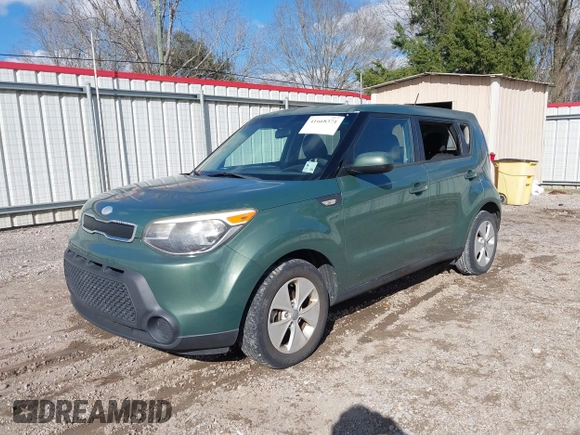 2014 Kia Soul with VIN KNDJN2A21E7028924, listed as a IAAI auction lot 41668371 with 170,173 mi miles. Bid and sale history available at carsss.com. Image 2.