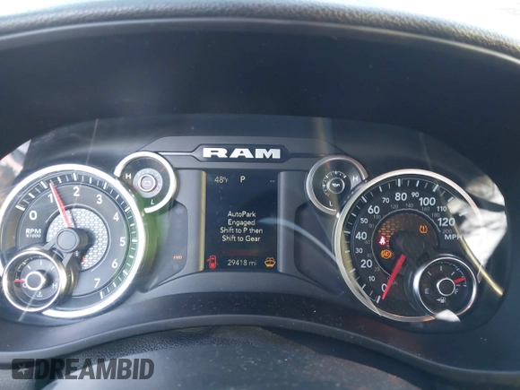 2021 Ram 2500 Tradesman with VIN 3C6UR5CJ1MG679326, listed as a IAAI auction lot 41416150 with 29,418 mi miles. Bid and sale history available at carsss.com. Image 7.