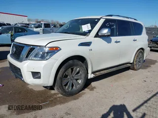 2020 Nissan Armada Platinum with VIN JN8AY2NF2L9361725, listed as a IAAI auction lot 41402106 with Not Provided miles. Bid and sale history available at carsss.com. Image 17.