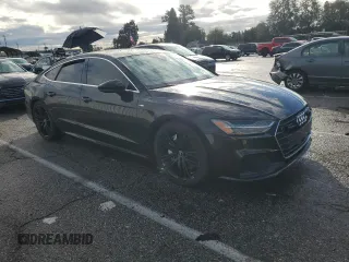 2019 Audi A7 Premium Plus with VIN WAUU2AF25KN065746, listed as a Copart auction lot 81945933 with 65,171 mi miles and . Bid and sale history available at DreamBid. Image 4.