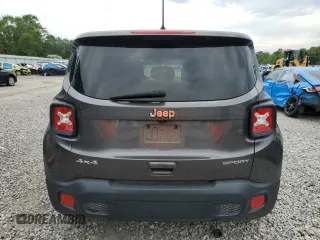 2018 Jeep Renegade Sport with VIN ZACCJBAB2JPJ55339, listed as a Copart auction lot 57557305 with 60,090 mi miles and Salvage title. Bid and sale history available at DreamBid. Image 6.