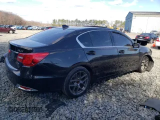 2014 Acura RLX Advance Pkg with VIN JH4KC1F98EC003843, listed as a Copart auction lot 47016234 with 182,897 mi miles and Salvage Title. Bid and sale history available at carsss.com. Image 3.