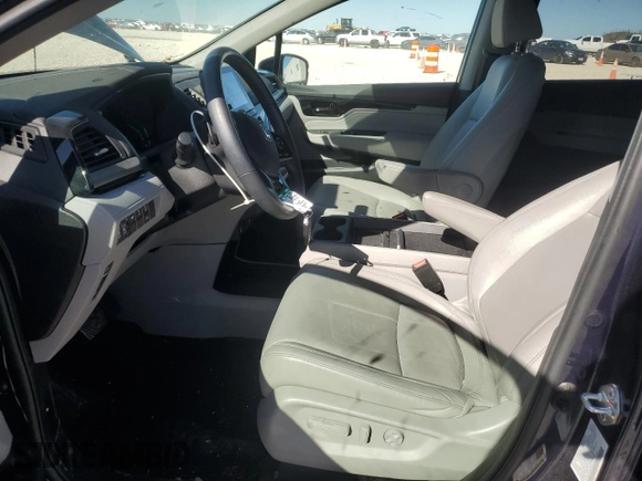 2022 Honda Odyssey Touring with VIN 5FNRL6H89NB044695, listed as a Copart auction lot 87219114 with 34,030 mi miles and Salvage Title. Bid and sale history available at DreamBid. Image 7.