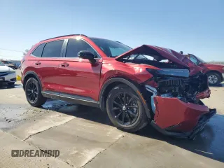 2024 Honda CR-V Sport with VIN 7FARS5H58RE016142, listed as a Copart auction lot 47860065 with 12,699 mi miles and Salvage Title. Bid and sale history available at DreamBid. Image 4.