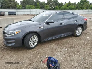 2017 Kia Optima EX with VIN 5XXGU4L35HG142838, listed as a Copart auction lot 57722595 with 132,729 mi miles and Salvage title. Bid and sale history available at DreamBid. Image 1.