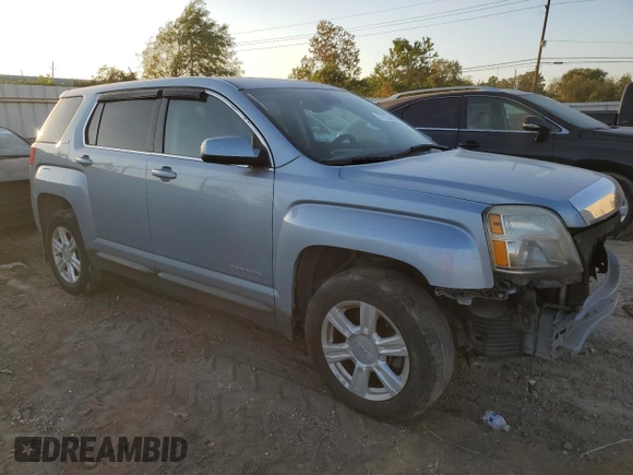 2015 GMC Terrain SLE with VIN 2GKFLVEK5F6203706, listed as a Copart auction lot 77593454 with 188,504 mi miles and Salvage Title. Bid and sale history available at carsss.com. Image 4.