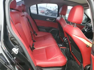 2019 Alfa Romeo Giulia Sport with VIN ZARFAMAN1K7621563, listed as a Copart auction lot 86380114 with 48,093 mi miles and Clean Title. Bid and sale history available at carsss.com. Image 10.