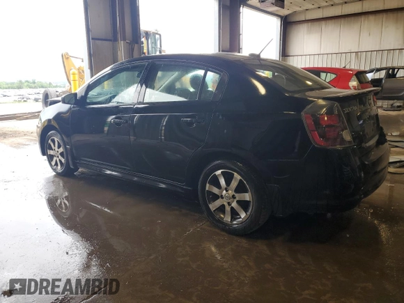2012 Nissan Sentra S with VIN 3N1AB6AP4CL778342, listed as a Copart auction lot 61245325 with 106,623 mi miles and Salvage title. Bid and sale history available at DreamBid. Image 2.