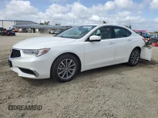 2020 Acura TLX with VIN 19UUB1F38LA016028, listed as a Copart auction lot 51489205 with 51,118 mi miles and Salvage title. Bid and sale history available at DreamBid. Image 1.