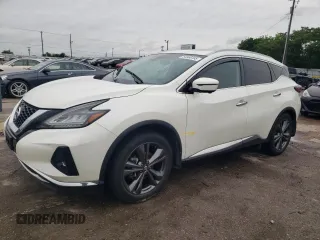 2020 Nissan Murano Platinum с VIN 5N1AZ2DS7LN153902, выставлен на аукционе Copart как лот 54966185 с пробегом 34 857 миль миль и Списание • Salvage title. История ставок и продаж доступна на DreamBid. Изображение 1.