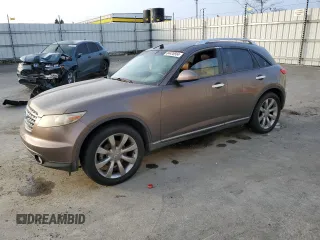 2004 Infiniti FX with VIN JNRBS08W44X400104, listed as a Copart auction lot 86645534 with 244,078 mi miles and Salvage Title. Bid and sale history available at carsss.com. Image 1.