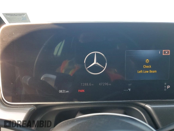 2022 Mercedes-Benz EQS with VIN W1KCG2DB2NA001433, listed as a Copart auction lot 65451714 with 47,296 mi miles and Salvage Title. Bid and sale history available at carsss.com. Image 9.