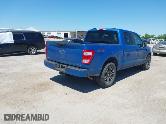 2021 Ford F-150 XL z VIN 1FTEW1CP5MKE98662, wystawiony jako IAAI lot #42077475 z przebiegiem 119 439 mil mil oraz . Historia ofert i sprzedaży dostępna na DreamBid. Obrazek 4.