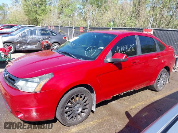 2010 Ford Focus SES with VIN 1FAHP3GN9AW156110, listed as a IAAI auction lot 42008652 with 203,931 mi miles. Bid and sale history available at carsss.com. Image 14.